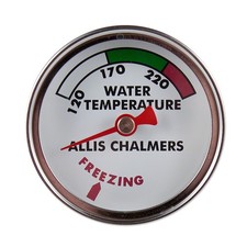 Water Temperature Gauge white face Allis Chalmers B C RC WD45 Tractors 70213675