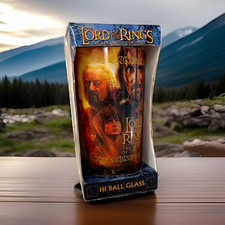 The Lord of the Rings Hi Ball Glas Return of the King Aragorn Glas dekoriert OVP