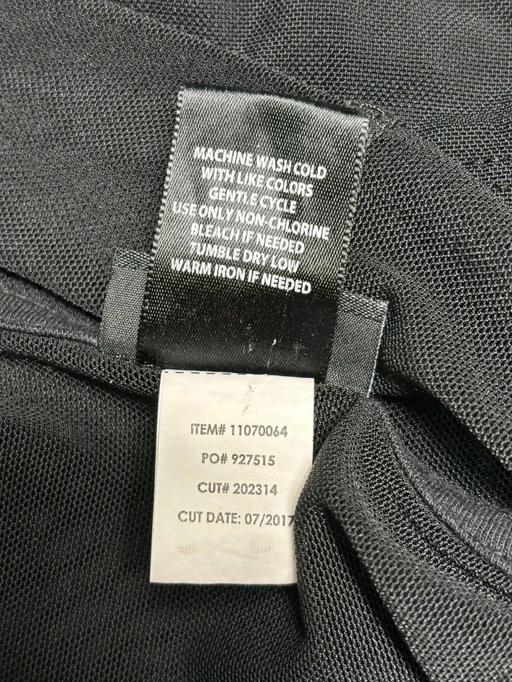 Top túnica tórrida para mujer talla 4X negro con capucha mangas 3/4  Foto 4 de 4