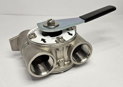 3/4'' Stainless Steel Bypass Valve for Fleck 5600, 2510, 9100, 9000 3/4'' BULK BUY