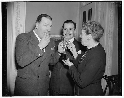 Rep. Randolph, champion dunker of Congress. Washington, D.C., May 4. Rep.