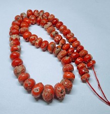 Italian Coral Loose Rondell Beads Natural Gemstone 242 CT's Beads 16 Inch Strand