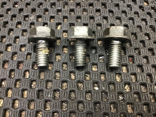 Honda CBR1000F 1989 Kurbelwellenende Abdeckplatte Außenhalter Schrauben 2778SmL25