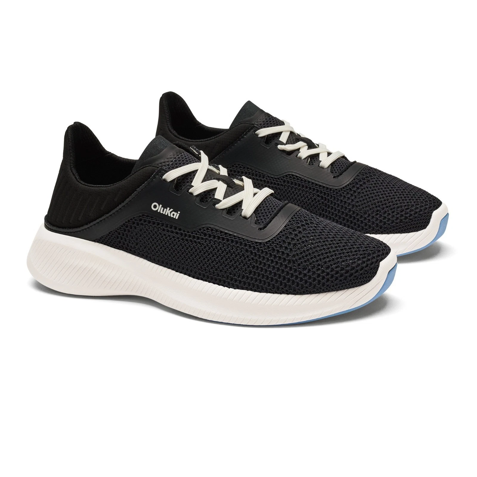 Olukai Island Hopper Women's Lightweight Black White Casual Sneaker Shoes