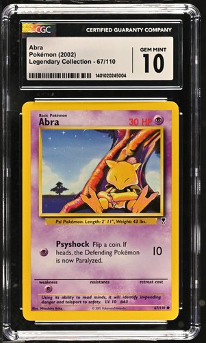 Abra graded CGC 10 for sale on eBay