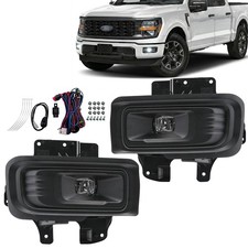 LED Front Fog Light Kits For 2024-2025 Ford F-150 F150 STX XL XLT Left & Right