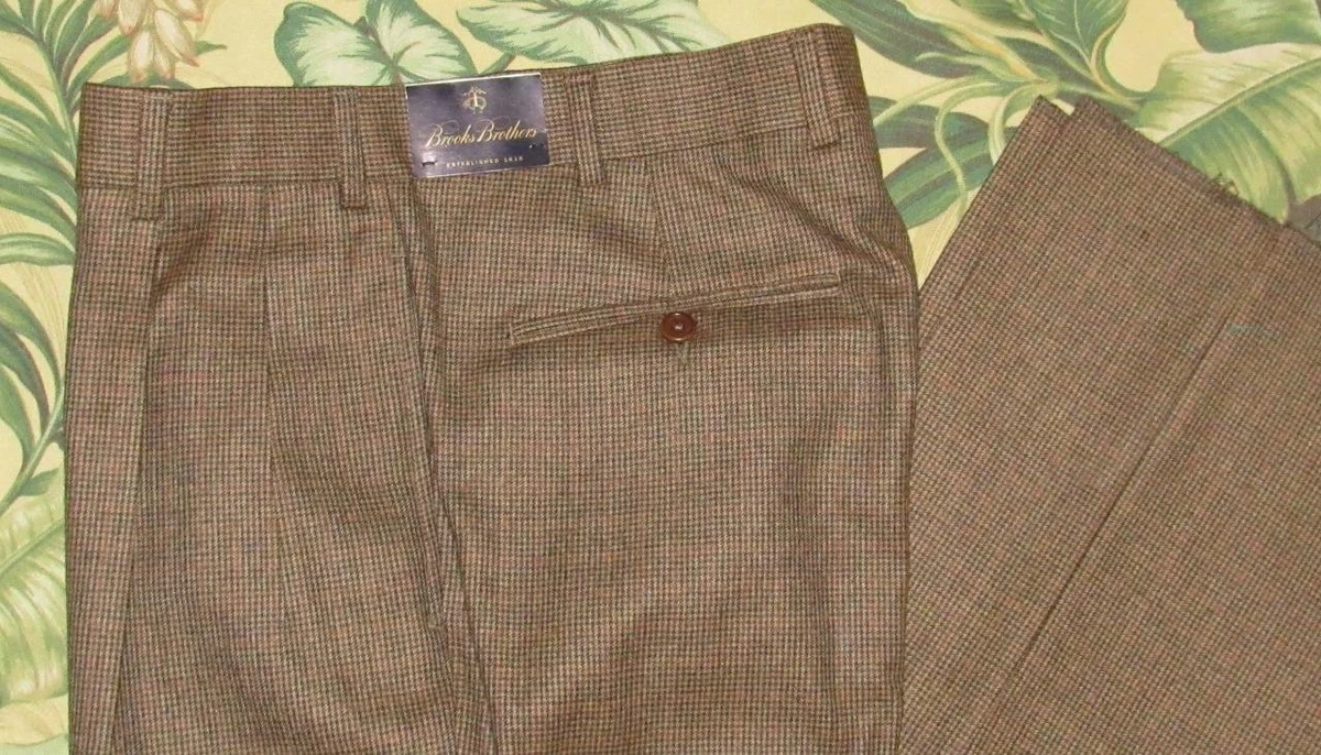 Pantalon Chino Brooks Brothers Homme - 34x32 - Marron - Très Bon état