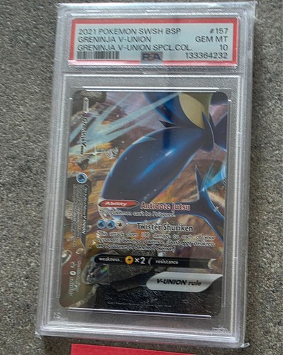 Greninja V-UNION graded PSA 10 for sale on eBay