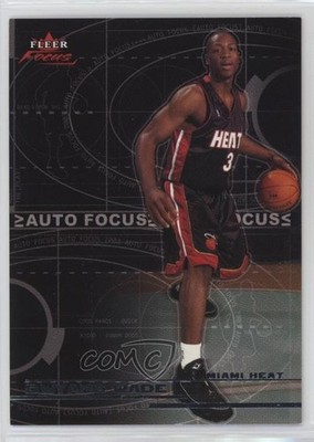 2003-04 Fleer Focus Auto Focus 5/250 Dwyane Wade #21AF Rookie RC HOF 0ee3