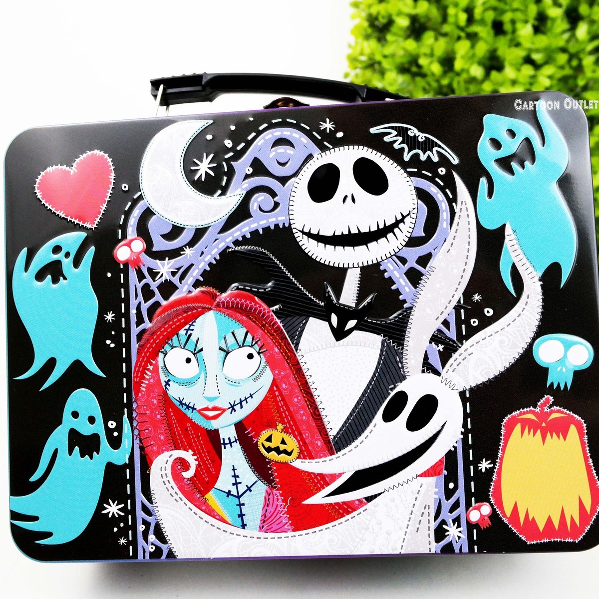 Jack Skellington Tin Box Nightmare Before Christmas Sally Metal