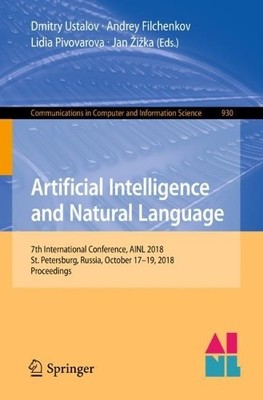 Artificial Intelligence and Natural Language by Dmitry Ustalo... - 9783030012038