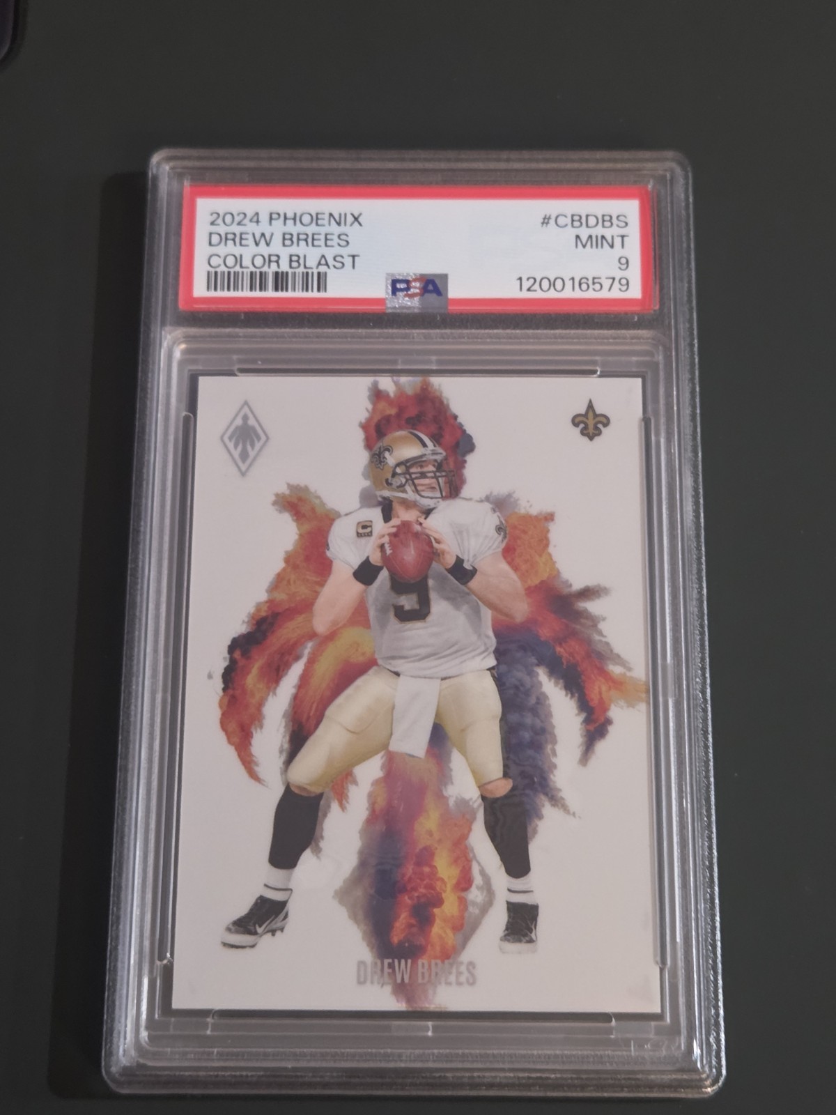 2024 Panini Phoenix - Color Blast Drew Brees #CB-DBS Case Hit New Orleans Saints
