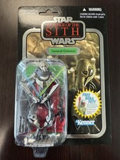 VC17 General Grievous Foil Galactic Hunt 2010 Star Wars Vintage Collection