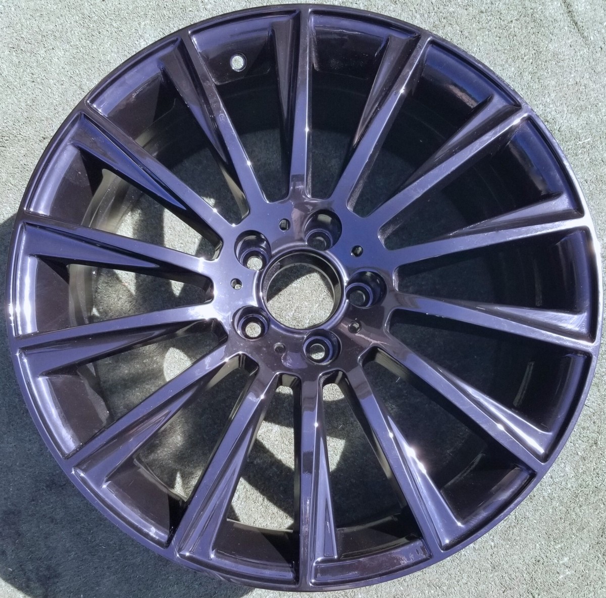 Black Front Wheel for OEM Factory Mercedes Benz S560 S550 AMG