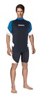 Mares Rash Guard Loose Fit Manches Courtes Chemise Hommes Gr. XXXL Bleu Ou Lime