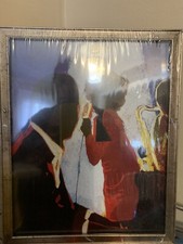 Framed 8X10 Jazz Singer  Wall Art Print NEW. Sealed Package , Ready To Hang