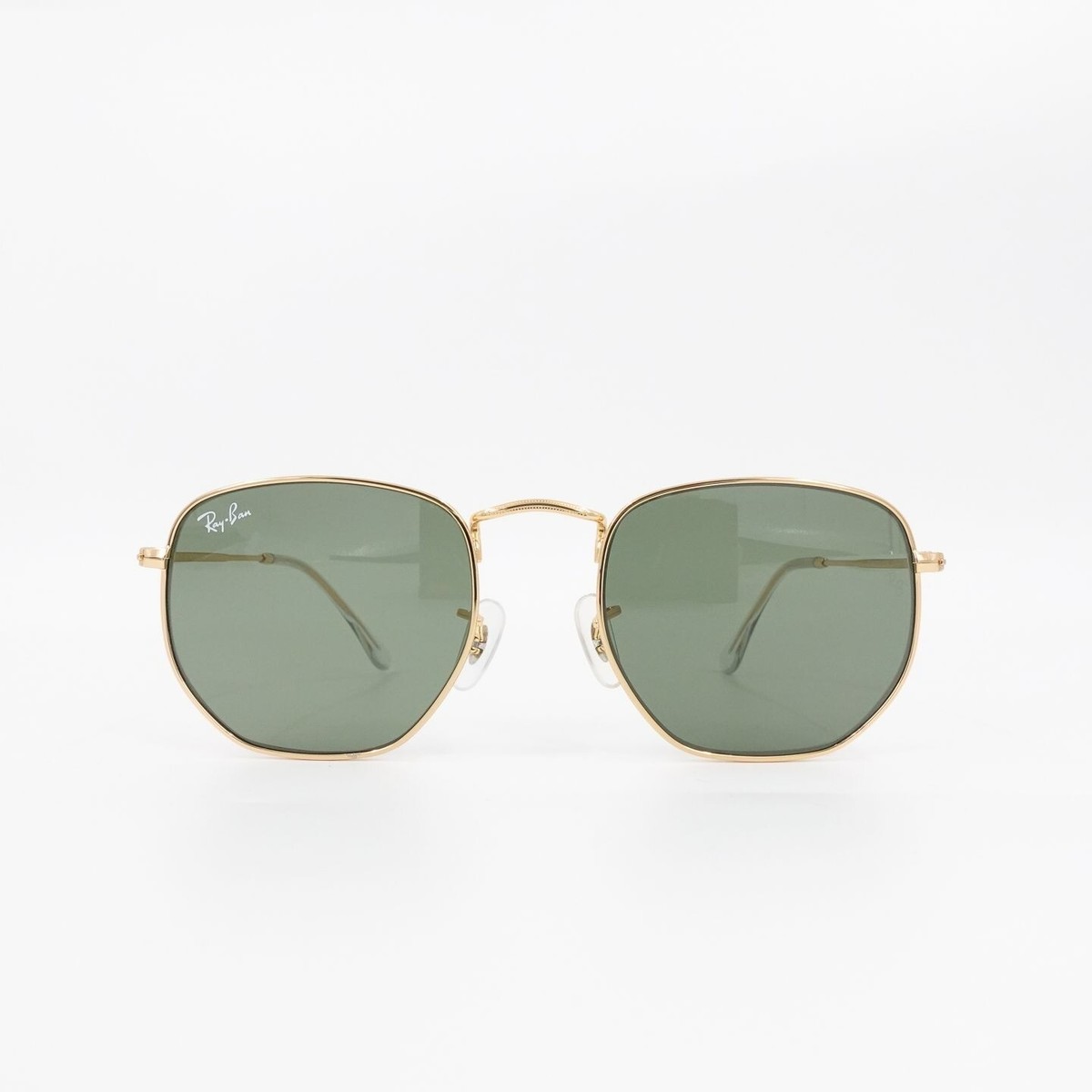 Ray-Ban RB3548 Hexagonal Sunglasses Gray and Gold OS | eBay display picture 1