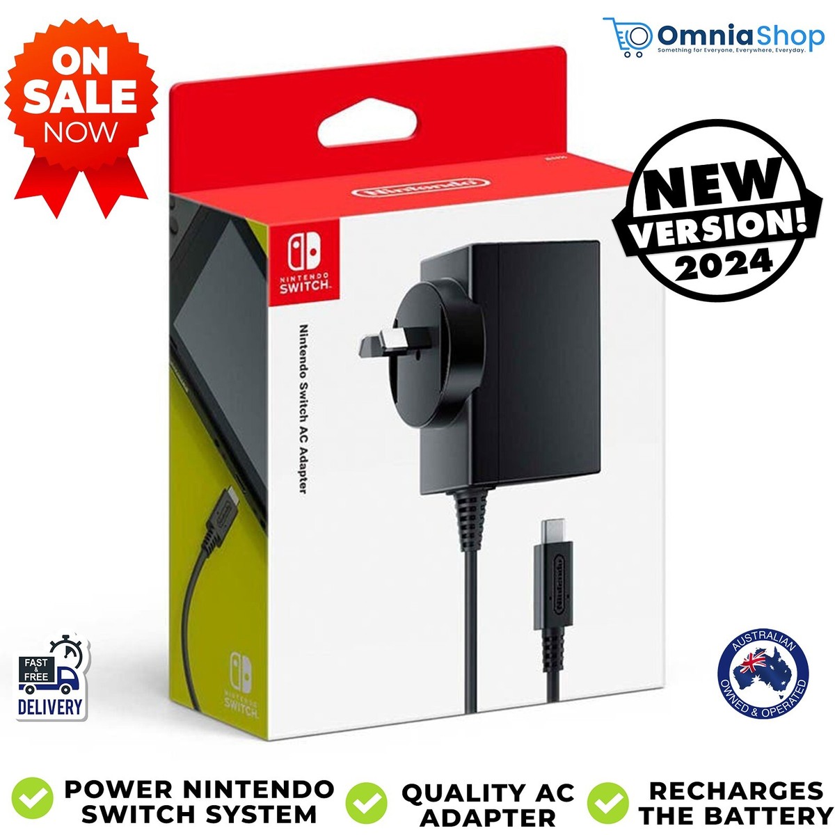 Charger Nintendo Switch Plug And Play Controller Charger For