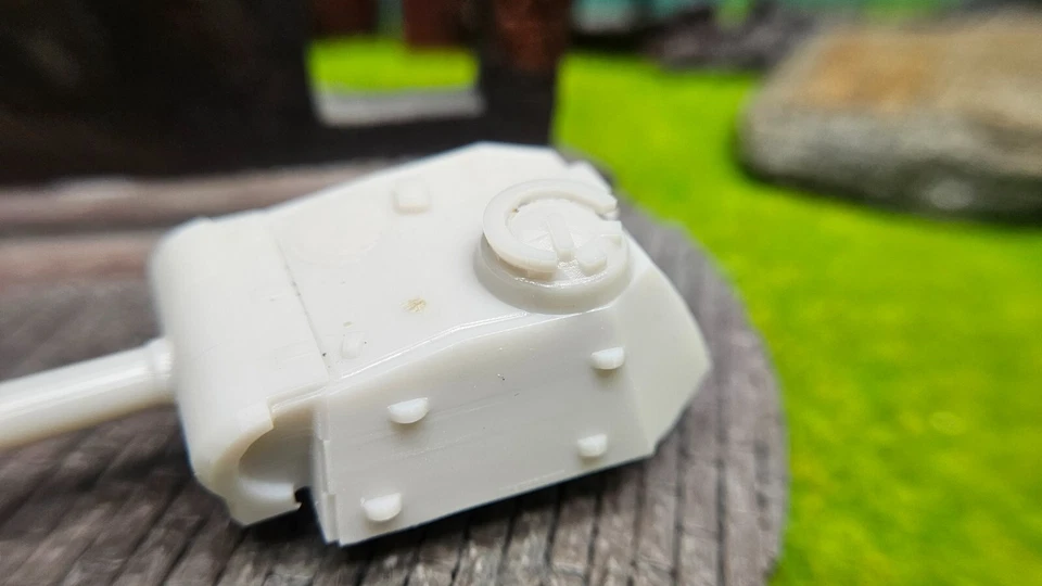 Panzerkampfwagen V Panther Con Torretta KwK L/70 In Resina Wehrmacht 1/87 1/72 - Immagine 2 di 4