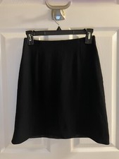 Vintage 80s Emporio Armani Black Suit Skirt XS/0
