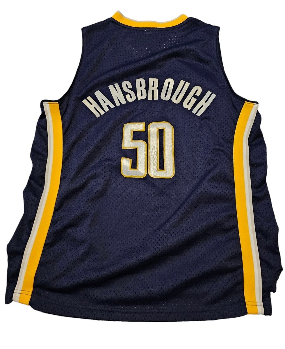 ヒ*タ様 希少❗️❗️ NBAユニフォーム Indiana Pacers J O Adidas NBA Indiana Pacers Basketball Jersey Hansbrough #50