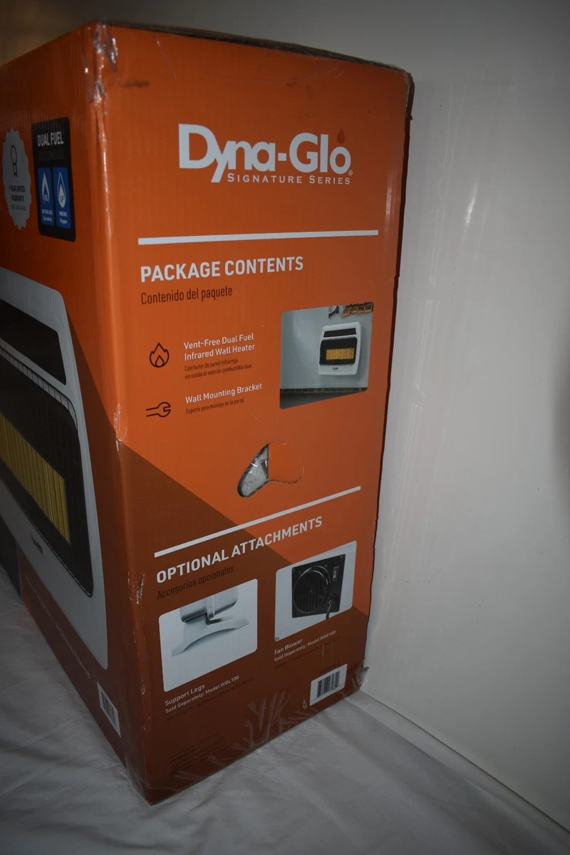 Dyna-Glo Signature Series Infrared Dual Fuel Vent Free Wall Heater 30,000  BTU | eBay