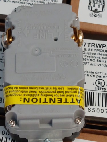 Legrand Radiant 15 Amp 125 Volt Tamper Resistant GFCI Duplex Outlet D Bronze - Picture 6 of 9