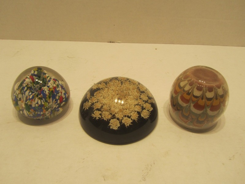 3 paperweights
