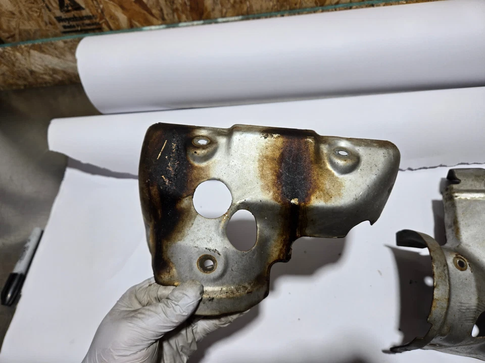 96-97 FORD PROBE II GT GTS 2.5L V6 KLDE COLECTOR ESCAPE MOTOR ESCUDO TÉRMICO CONJUNTO Foto 3 de 4