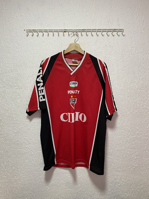 Sao Paulo 1999 Penalty Red Training 2 Soccer Jersey Men's Sz L