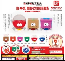 Capchara BOX BROTHERS Complete complete set 6 capsule toy Gacha JAPAN NEW
