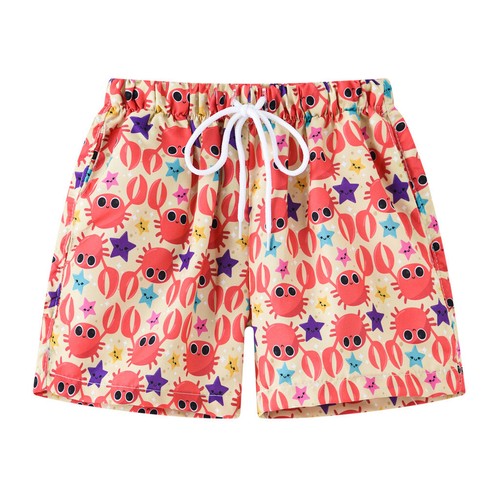 2-8Y Kids Boys Swim Trunks Printed Swimsuit Bathing Suit Beach Swimming Shorts - Picture 29 of 49