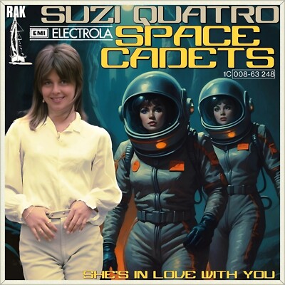 7'' SUZI QUATRO She's In Love With You / Space Cadets RAK Germany 1979 like NEW!
