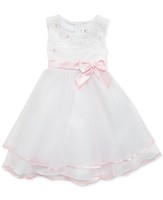 Rare Editions Toddler Girl's Sequin-to-mesh Special Occasion Dress, White, 2/2t Rare Editions Toddler Girl's Sequin-to-mesh Special Occasion Dress, White, 2/2t