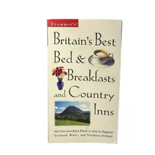 FROMMER’S BRITAIN’S BEST BED & BREAKFASTS AND COUNTRY INNS TRAVEL GUIDE BOOK