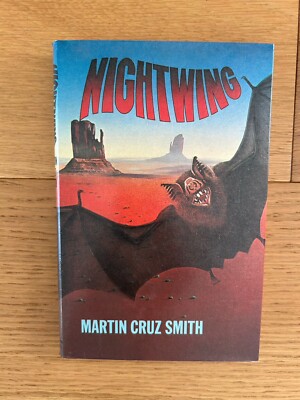 NIGHTWING by Martin Cruz Smith 1st Edition 1977 HBDJ Vintage Horror - VERY NEAT