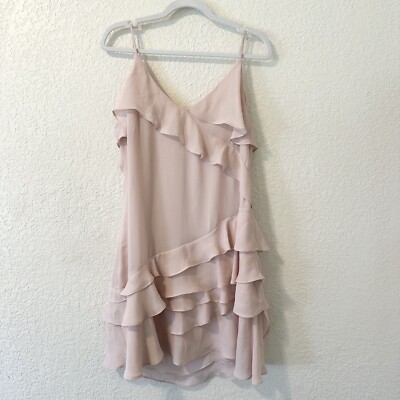 Parker Athens Ruffle Frill Coquette Mini Dress in Baby Pink Size L | eBay Parker Athens Ruffle Frill Coquette Mini Dress in Baby Pink Size L | eBay