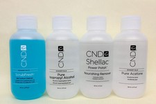 Cnd Essential - Pick ScrubFresh, Pure Alcohol, Nourishing Remover,Acetone 2oz