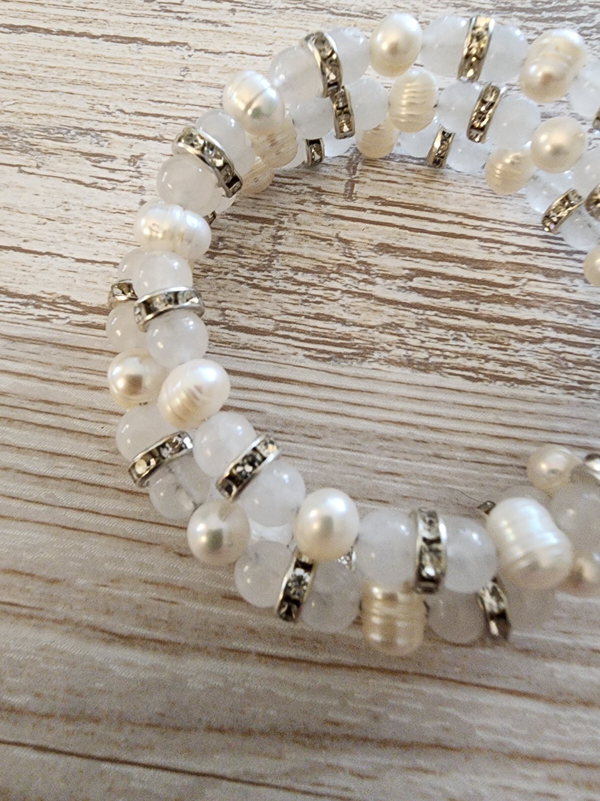 Two Unique Memory Wire Wrap Bracelets. Two 3 wrap… - image 7