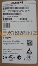 One New Siemens 6SE6420-2UC22-2BA1 Inverter 6SE6 420-2UC22-2BA1