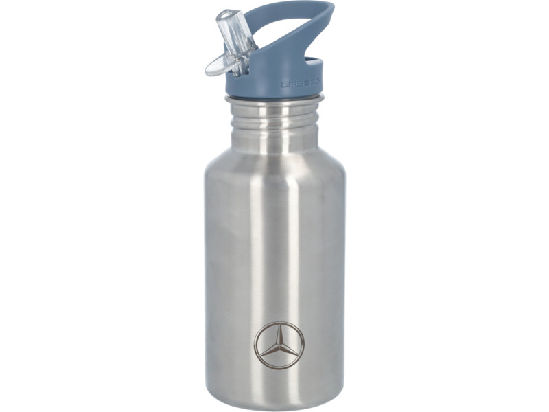 NEW Genuine Mercedes-Benz Silver Stainless Steel Drinking bottle 