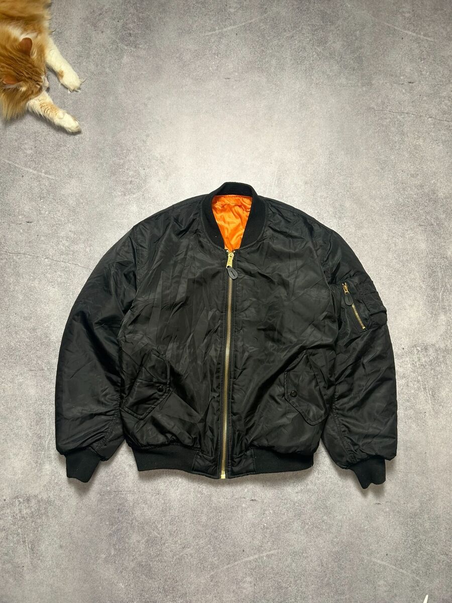90's US ARMY MA-1 model Intermediate 稀少 Vintage 90's Ma-1 Intermediate Flyer's Aviation Bombers