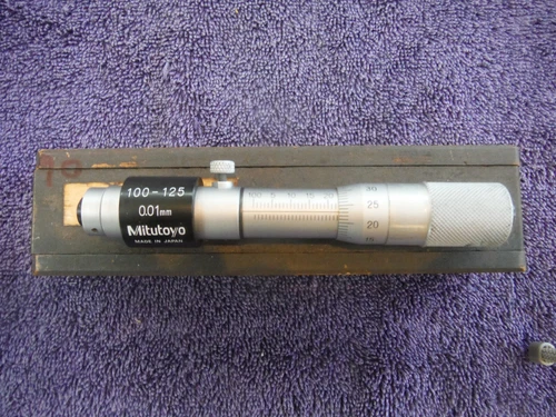 Mitutoyo Tubular Inside Micrometer 133-145 Range: 100-125mm Resolution: 0.01mm