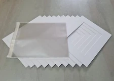 Picture Photo Mount Kits with Backs and Clear Bags ( Various Colours and Sizes)