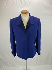 Kasper Women's Blue Blazer Jacket 10P