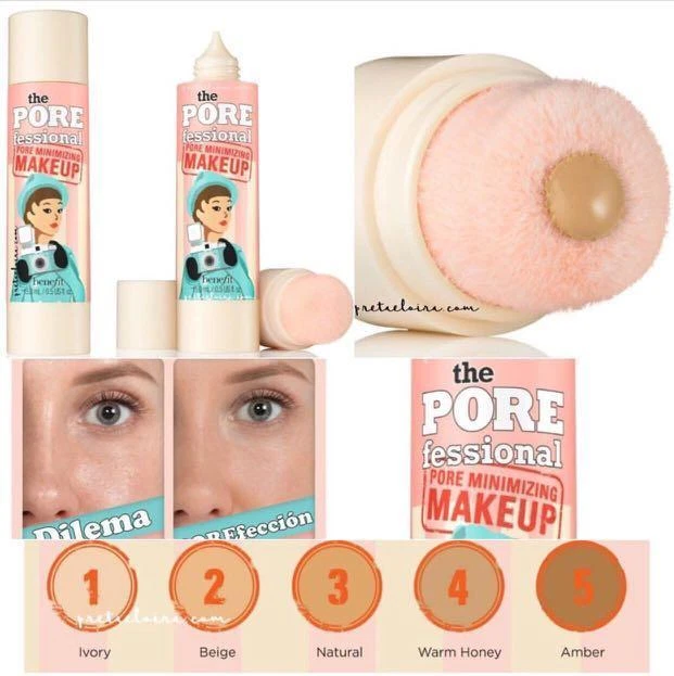 Benefit The POREfessional Pore Minimizing Makeup Foundation 15ml ASSORTED SHADES - Image 3 of 4