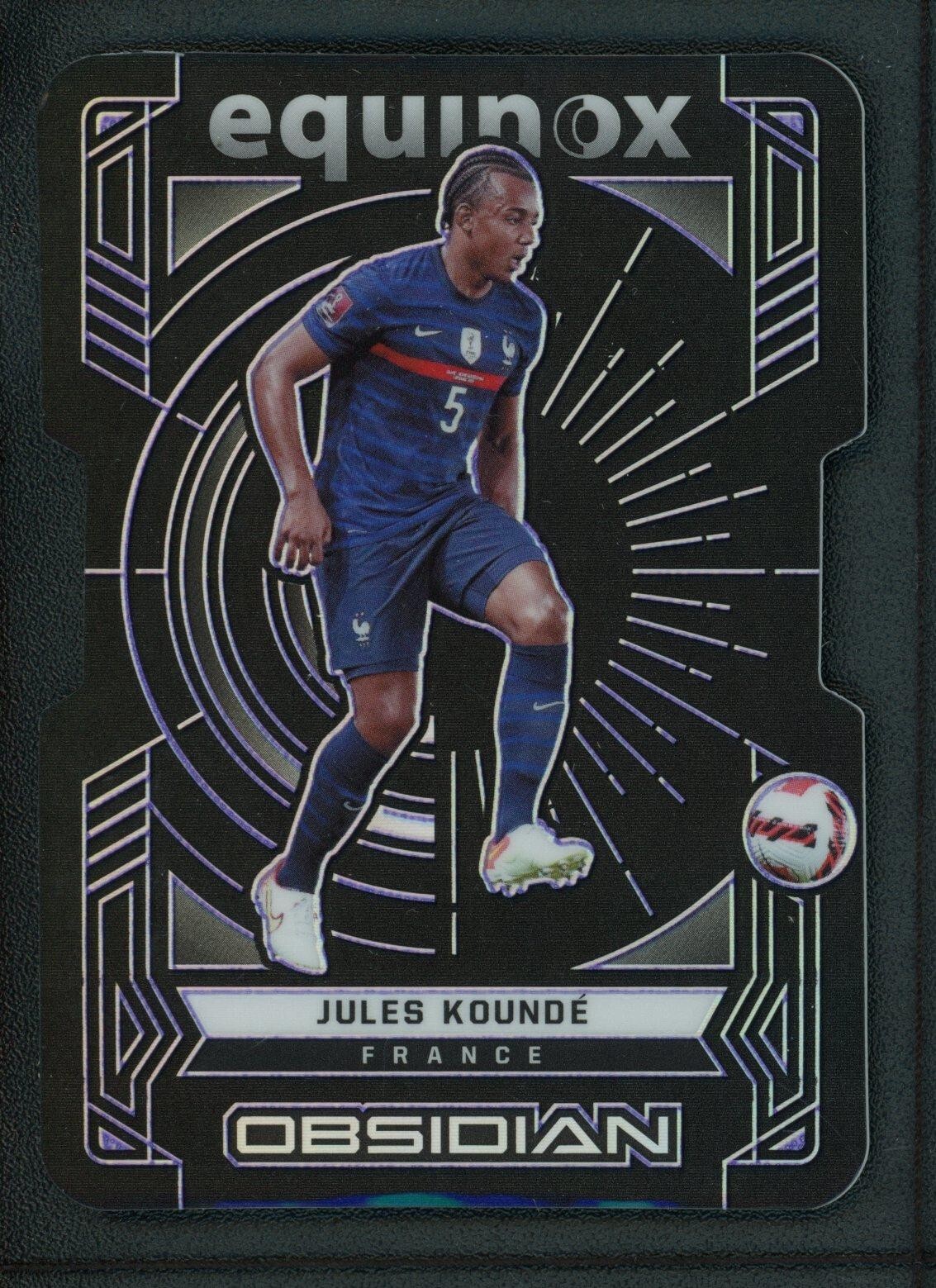 2021-22 JULES KOUNDE 08/60 PANINI OBSIDIAN DIE-CUT EQUINOX