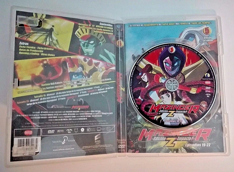 MAZINGER Z - EDICIÓN IMPACTO - VOLUMEN 5 - EPISODIOS 19-22 - VERSIÓN EXTENDIDA - Imagen 4 de 4