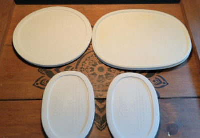 Vintage Corning Ware Lids lid Plastic Storage REPLACEMENT Square Round Oval F PC