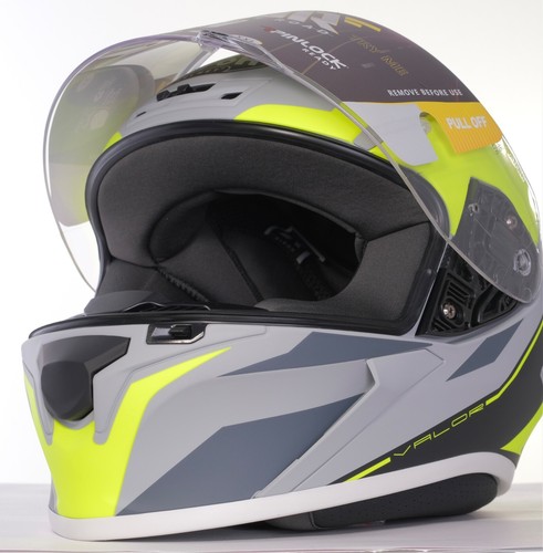 CASCO INTEGRALE MOTO AIROH VALOR WINGS YELLOW MATT - Foto 4 di 4